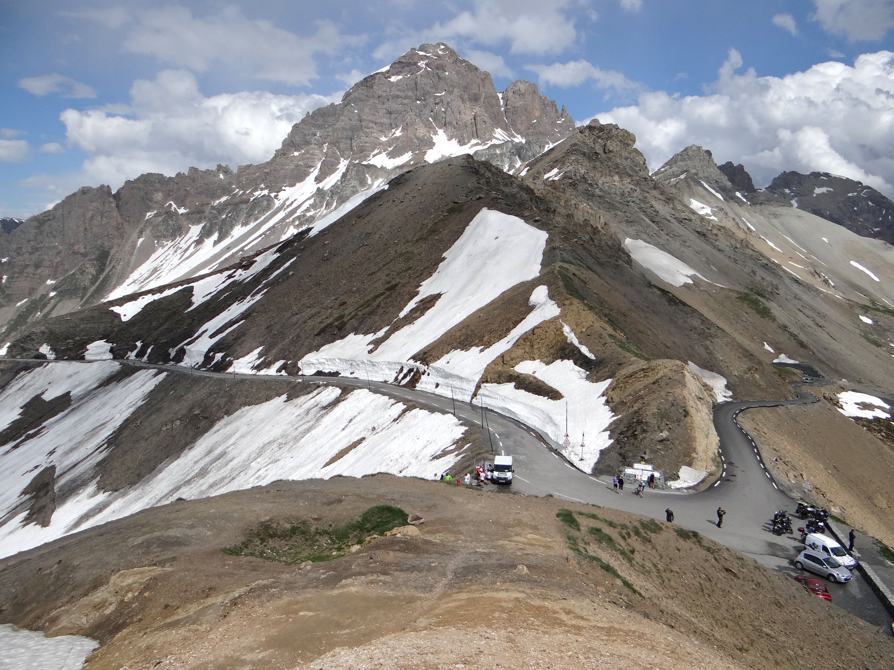 Col du Galibier au-dessus de Valloire, Savoie