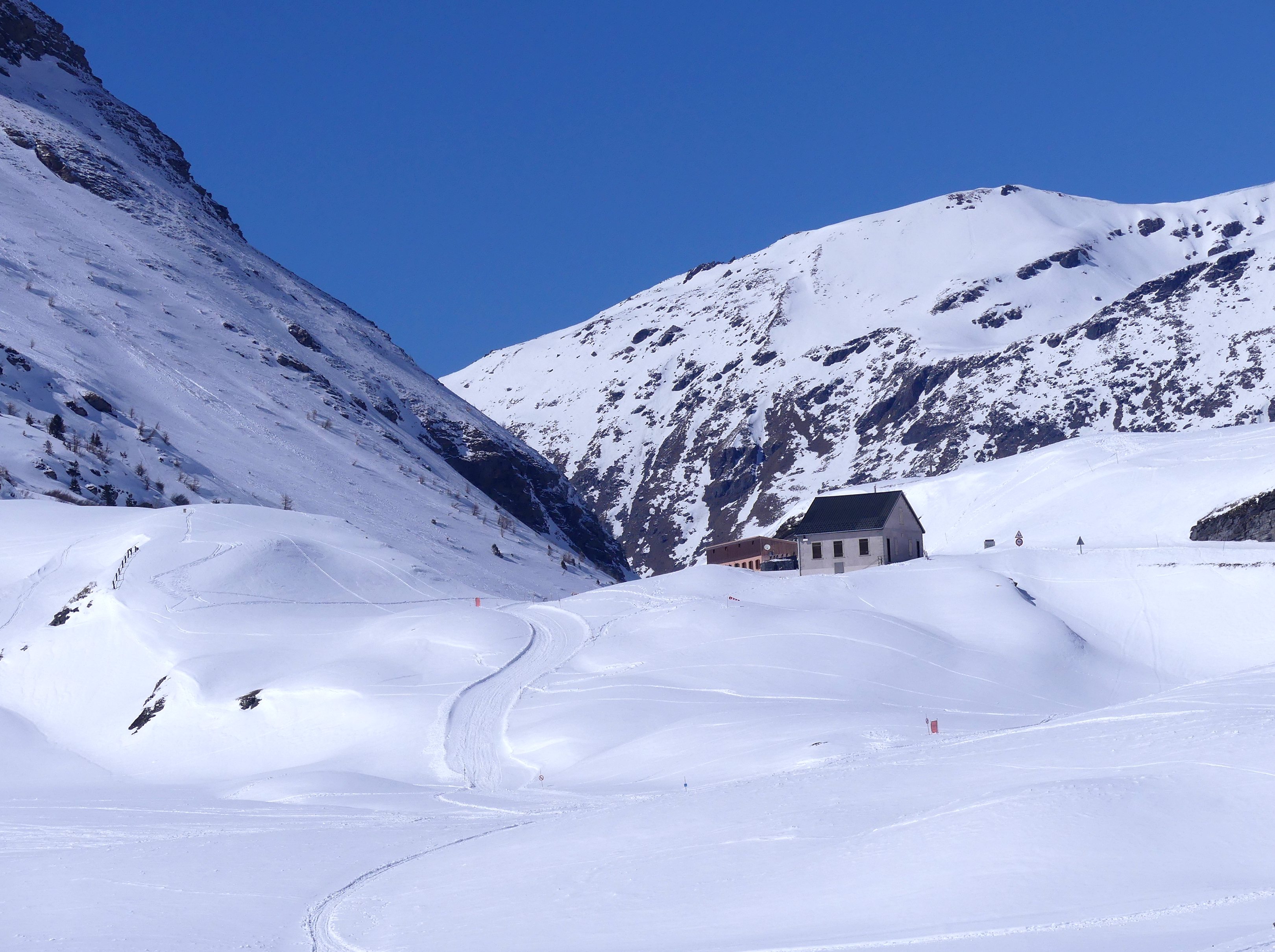 Col du Mont-Cenis and its reservoir, Val-Cenis, Savoie